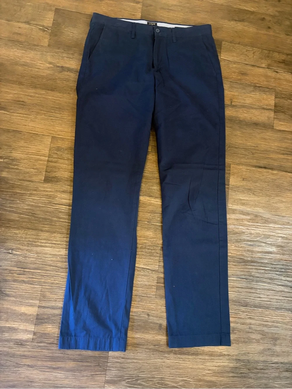 J.Crew The Sutton Men’s Navy Blue Cotton Twill Straight Leg Chino Pants 32x34